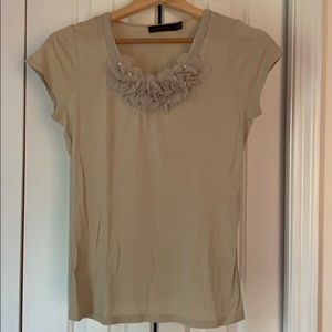 The Limited cream tee shirt top size S